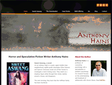Tablet Screenshot of anthonyhains.com